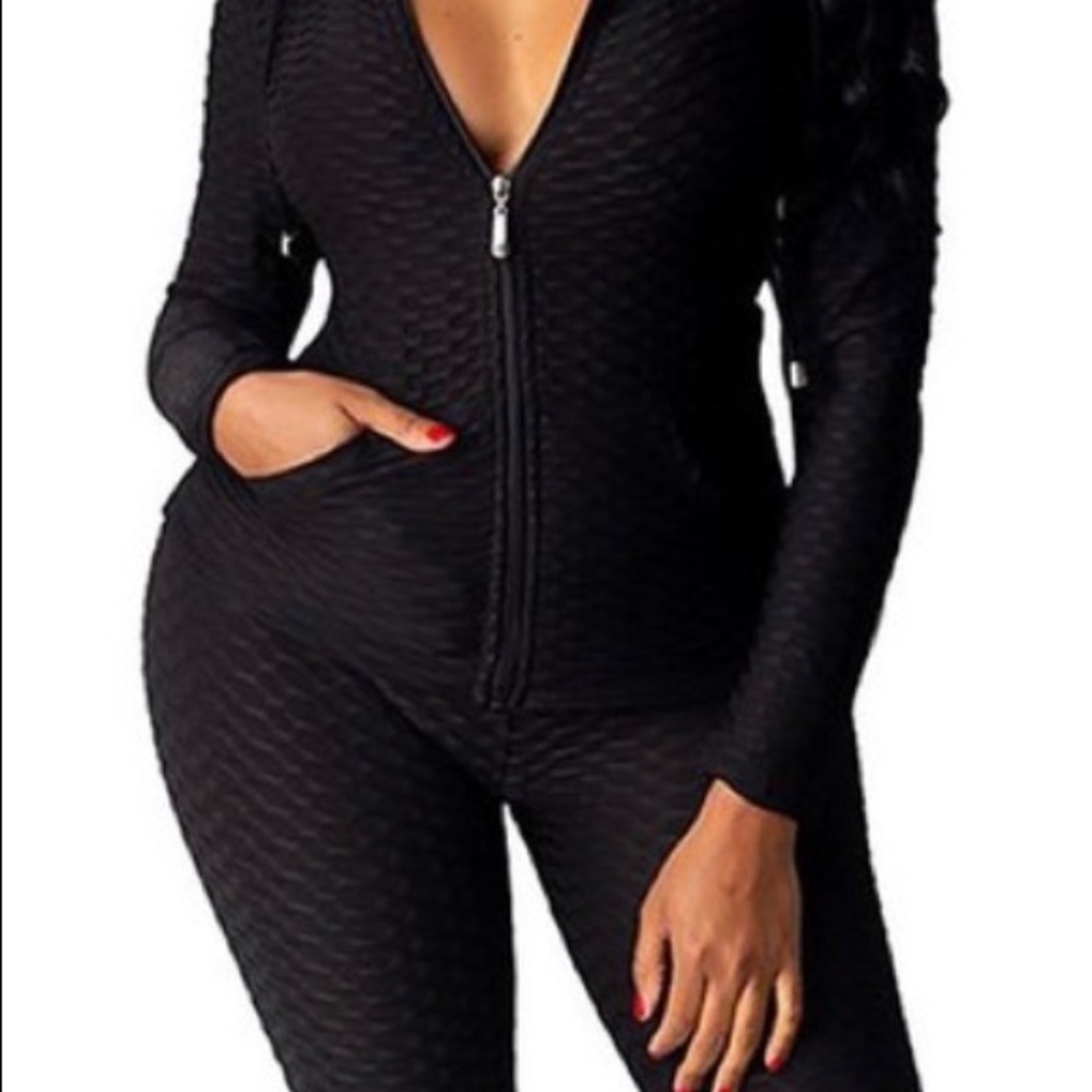 3 Piece BodyCon Set: leggings, tank & jacket NEW